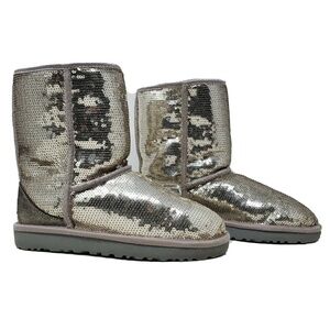 UGG Classic Short Sparkles Genuine Shearling Lined